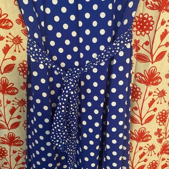 Flowy polka dot summer dress - Picture 3 of 6